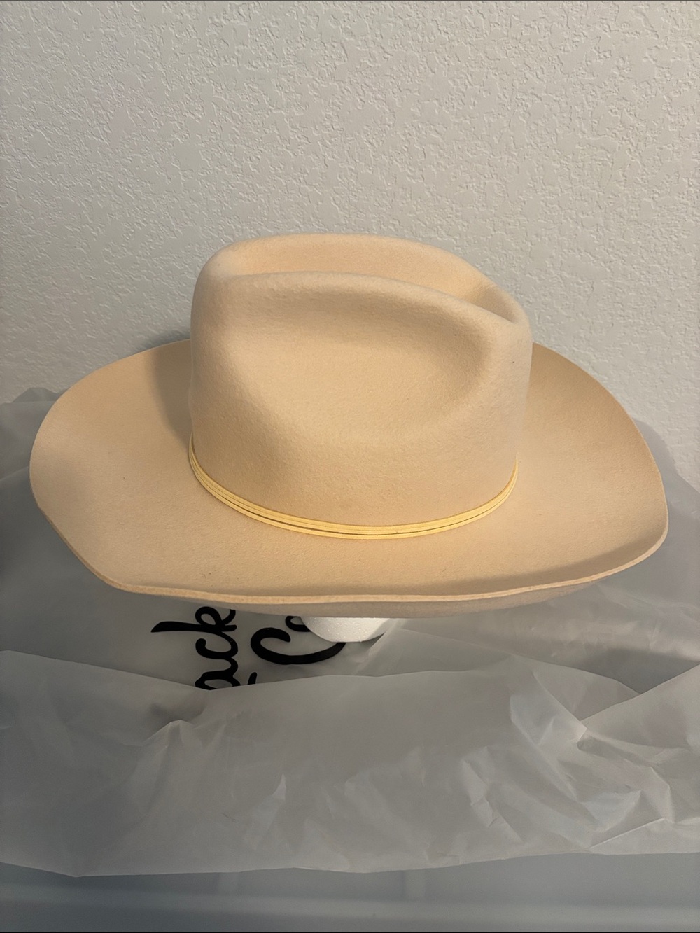 Lack Of Color Ivory Goldfinger Wide Brim 100% Wool Hat SZ XL Desert Boho NWT - Picture 2 of 13